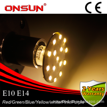Manufacture E14 16 led SMD2835 waterproof IP44 AC24V fairground lights rgb led dot light fun amusement lighting